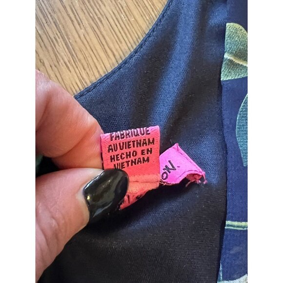 Betsy Johnson Mini Dress Floral Print Long Bell Sleeves Size 8 City Cottagecore - Picture 16 of 16